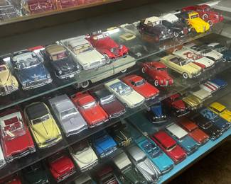 HUGE DIE CAST 1:24 SCALE CAR COLLECTION MANY IN ORIGINAL BOXES