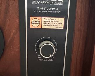 Altec Lansing Santana II speakers