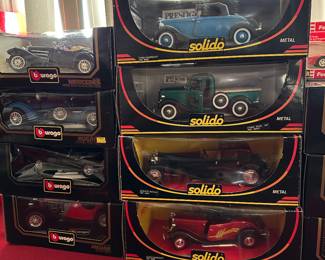 HUGE DIE CAST 1:24 SCALE CAR COLLECTION MANY IN ORIGINAL BOXES