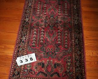 Wool Rug 57 Long X 27 Wide