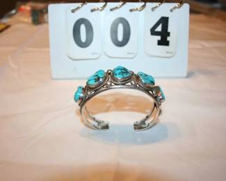 Vintage Navajo Torquoise Sterling