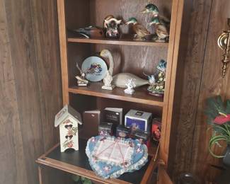 One of two bookcases
