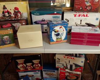 new baking/cooking items still in original packaging; gift ideas