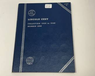 Whitman book of Lincoln sense from 1909 to 1940 including a 1909VDB