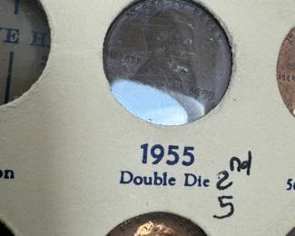 collector book of Lincoln sense from 1941 to 1969 contains mostly uncirculated coins