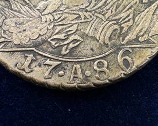 1786 Prussian Silver Thaler coin ultra rare