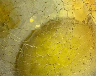 Amberina Kanawha Red and Yellow Crackle Pitcher