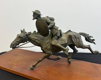 True Legacy Premium - Bronze Don Quixote on Horse