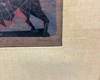 True Legacy Premium - A. Frasconi Woodblock Color Print #10