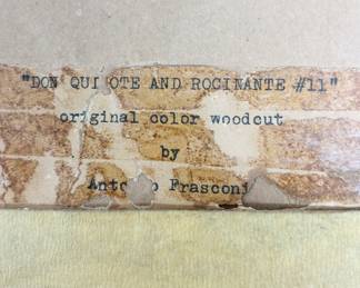 True Legacy Premium - A. Frasconi Woodblock Color Print #11