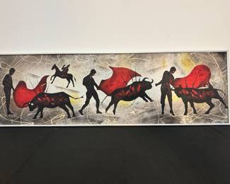 True Legacy Premium - Edgar Starek Bullfight Painting #2
