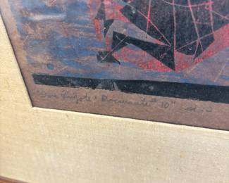 True Legacy Premium - A. Frasconi Woodblock Color Print #10