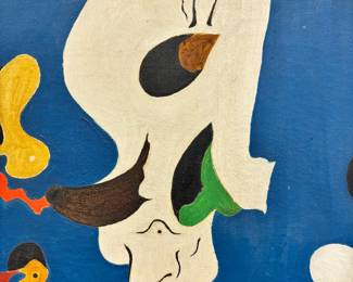 True Legacy Premium - Joan Miro ‘Dog Barking at the Moon’ Oil Paint Reproduction 