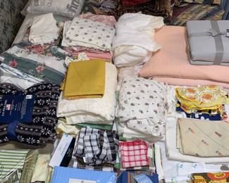 Bedding and linens