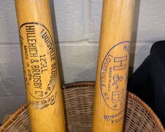 Hillerich and Bradsby bats