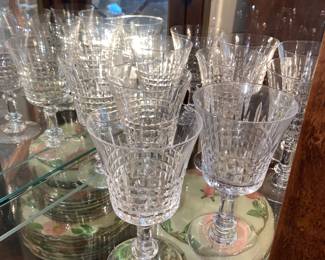 Lovely set of wine stemware glasses