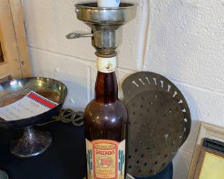 Humor liquor bottle lamp