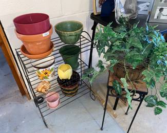 Planters and shelves