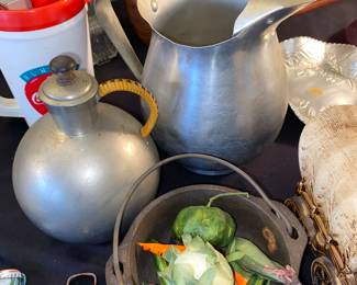 Vtg aluminum kitchen ware