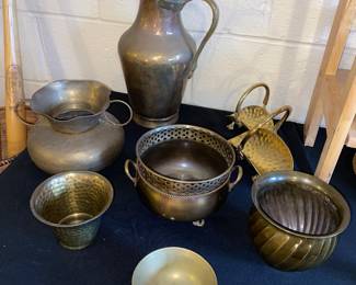 Assorted brass -many pieces from Saudi Arabia