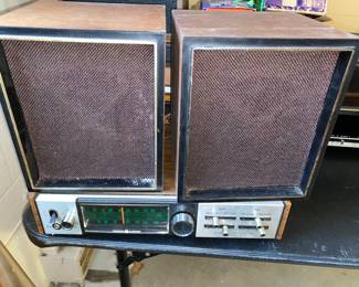 Speakers and GE stereo tuner