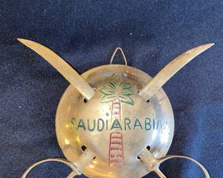 Brass swords and shield decor -Saudi Arabia