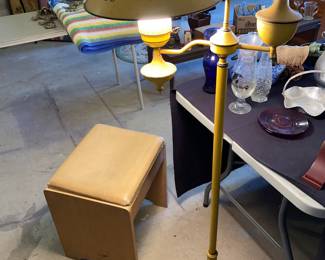 Metal floor lamp