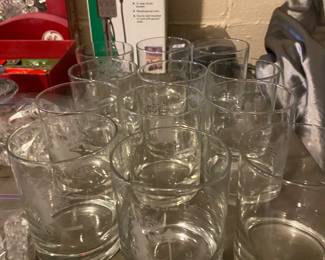 12 days of Christmas glasses