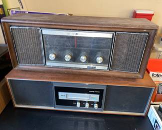 Vtg. Radios and 8 track