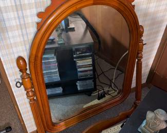 Mirror with decorative frame