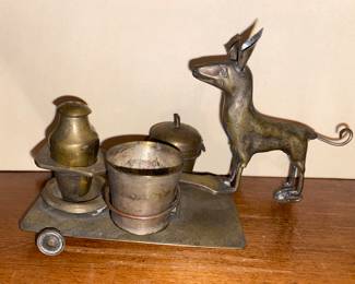 Middle East incense burner donkey cart