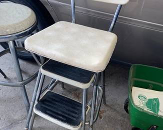 Vtg. Kitchen step stool