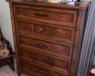 Henredon tall boy dresser