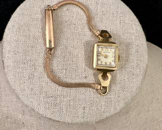 Vintage 10K Gold Hamilton Watch