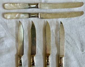 Sterling Silver with MOP Handles