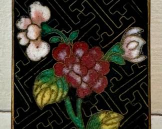 Enamel & Jade Match Case