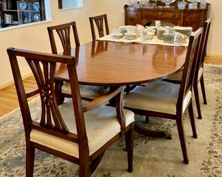 Vintage Dining Table and Chairs