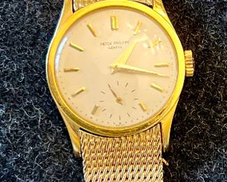 14K Gold Patek Philippe Calatrava Men's Watch