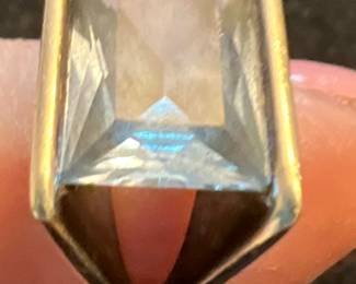 Sterling Silver & Blue Topaz Ring