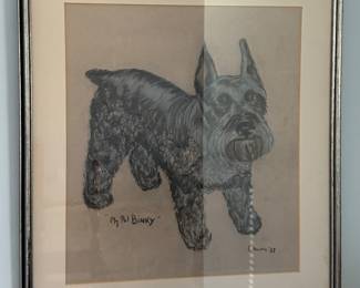 "My Pal Binky" Signed Drawing