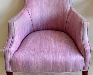 Pink Upholstered Armchair