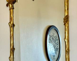 Ornate Gold Gilt Mirror