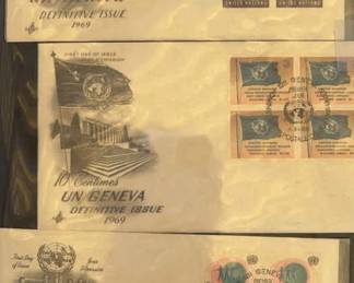 FO110VU.N. postal Stationery Geneva Issues