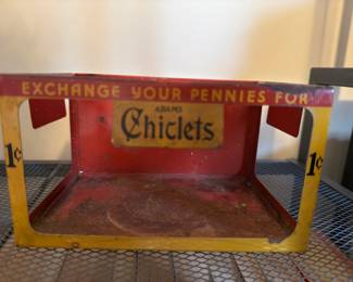 Chiclets display case