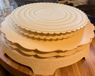 5 individual Cake stands