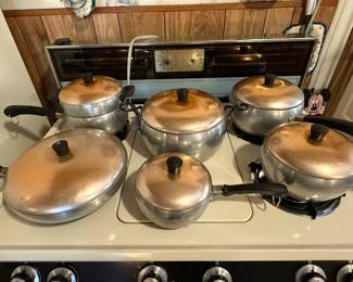 Vintage Wear Ever Hallite Aluminum Pots and Pans