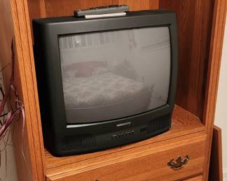 Maple Bookcase TV 3 Drawer