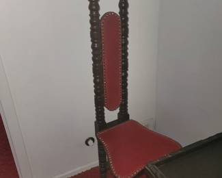 Vintage Spanish prayer chairs