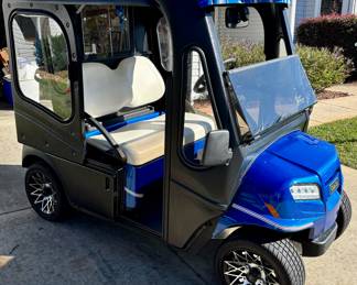 Coming home late from the Square.  Consider going stealth mode with a lithium battery cart.  Better than waking her up for sure.