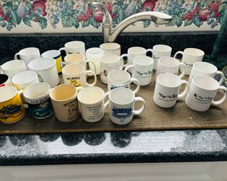 Great idea.  Have a new cup for every day of the month.  Wash dishes just once a month.